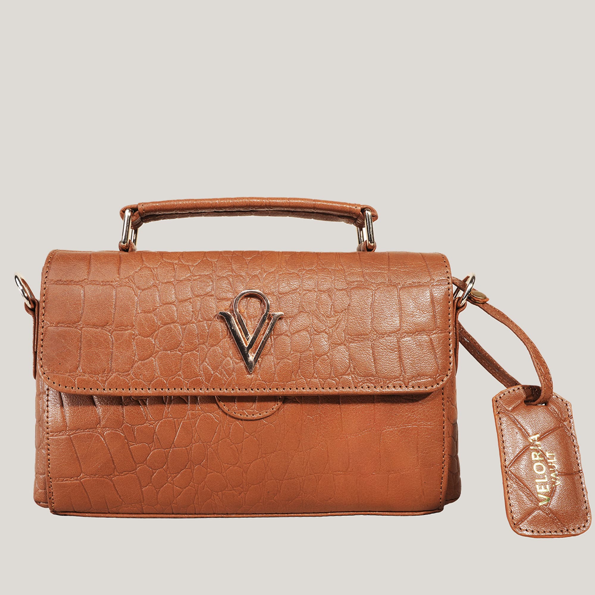 Mila Small Sling Bag - Mila Camel