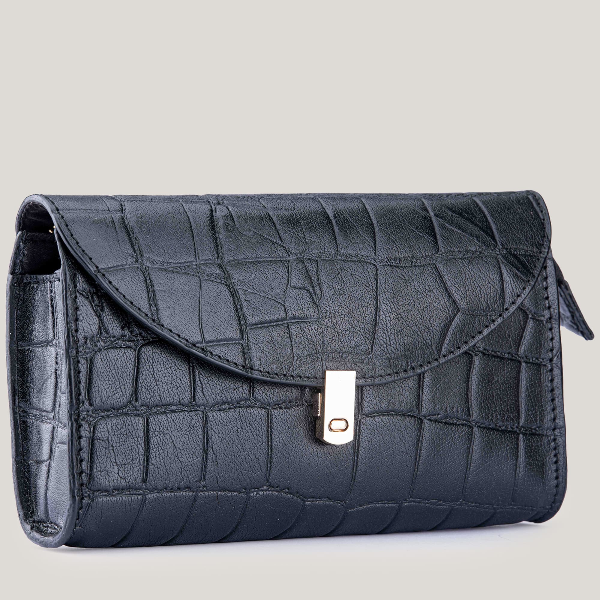 The Lira Clutch - Lira Black